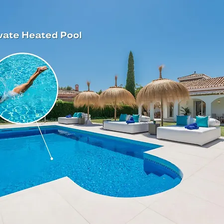 别墅 Vacation I Sirio, Golf-front Villa, Private Heated Pool, Privacy, 10 Min From Puerto Banus 马尔韦利亚